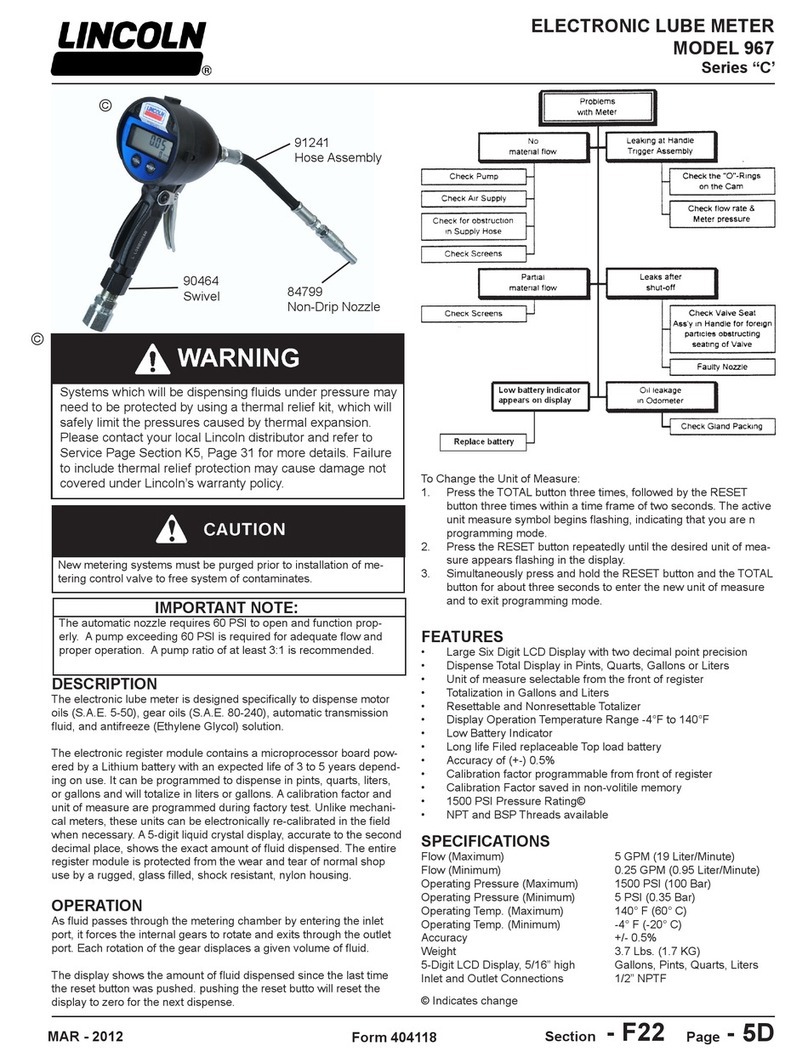 Lincoln C 967 Series manual