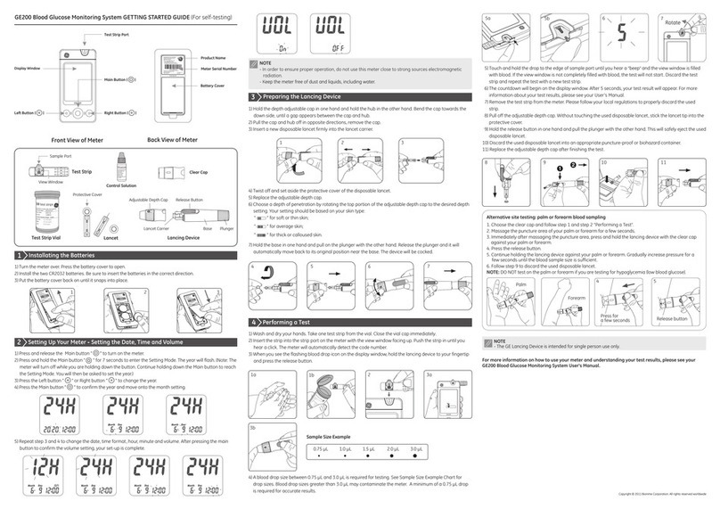 GE GE200 User manual