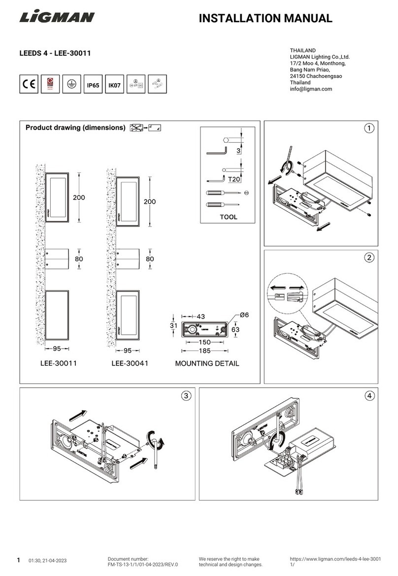 LIGMAN LEEDS 4 installation manual