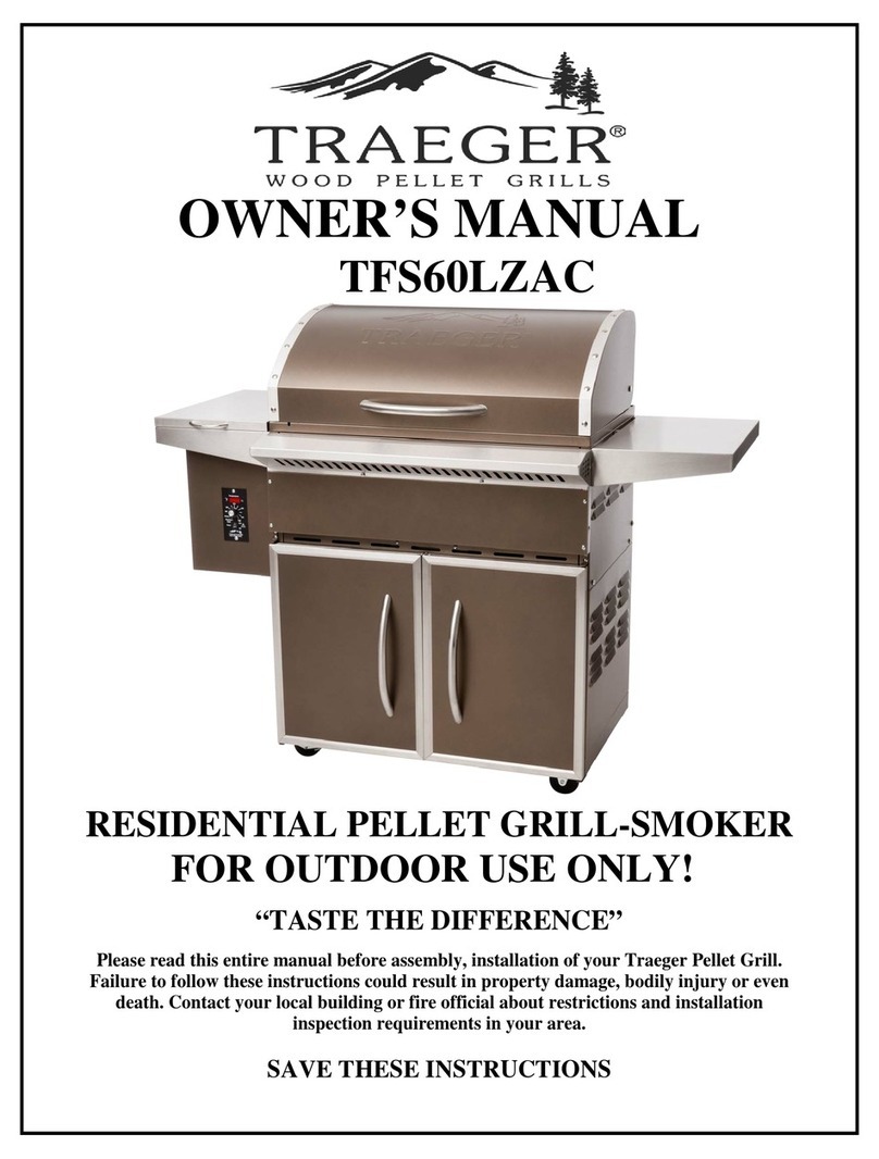 Traeger TFS60LZAC owner's manual Traeger TFS60LZAC owner's manual