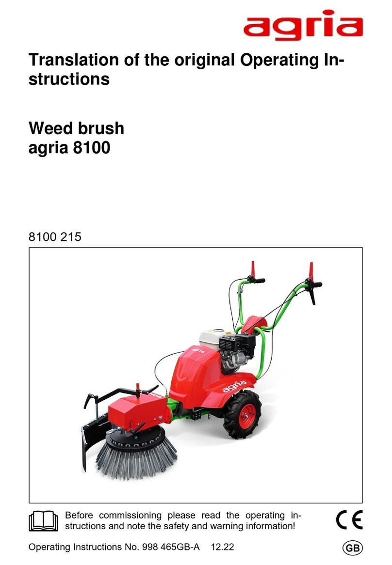 Agria 8100 215 Translation of the original operating instructions