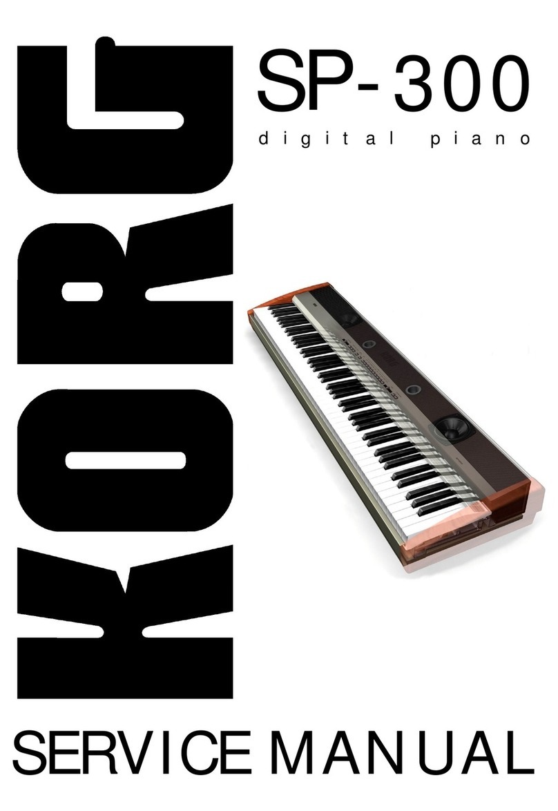 Korg SP-300 User manual