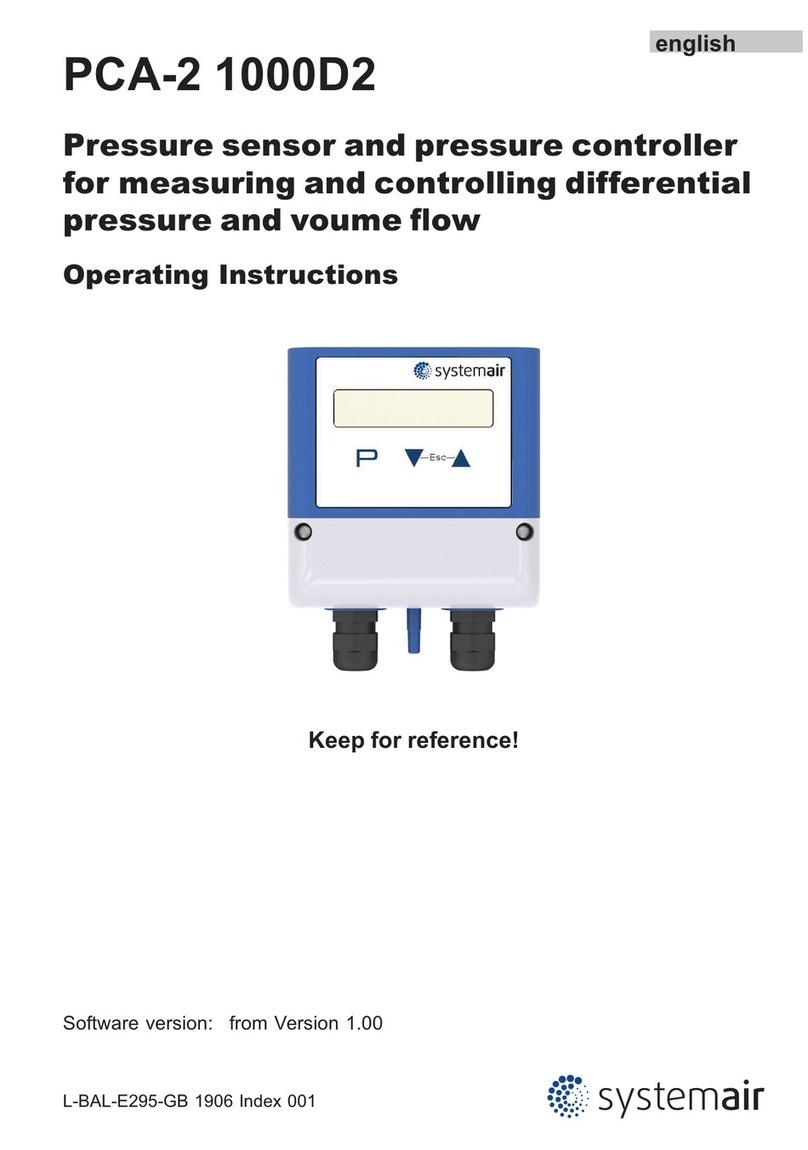 ZIEHL-ABEGG PCA-2 1000D2 User manual