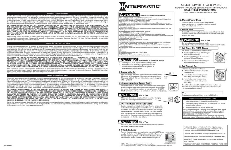 Intermatic ML44T instructions