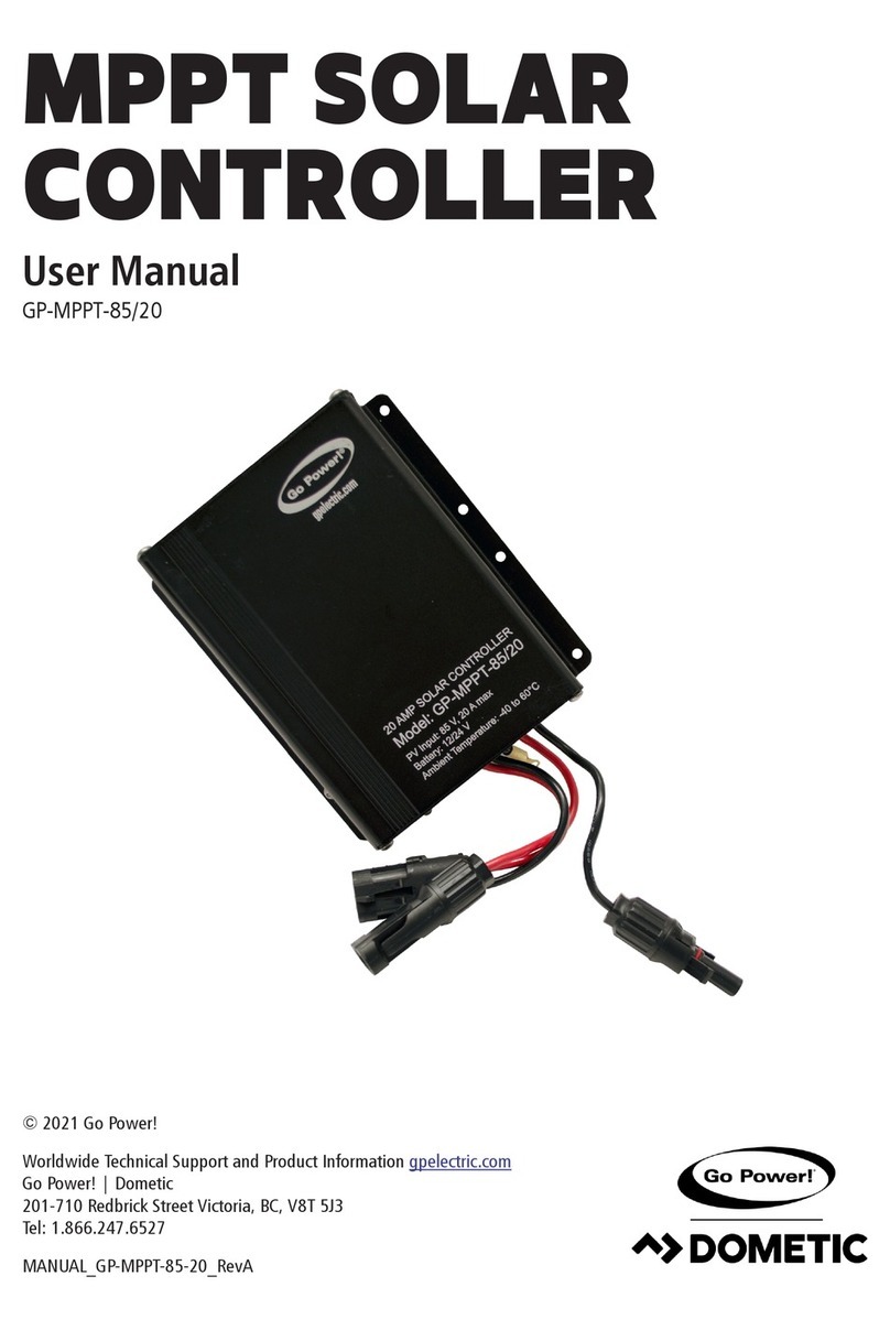 Dometic GoPower! GP-MPPT-85/20 user manual