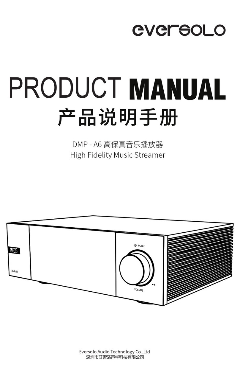 eversolo DMP-A6 Master Edition product manual