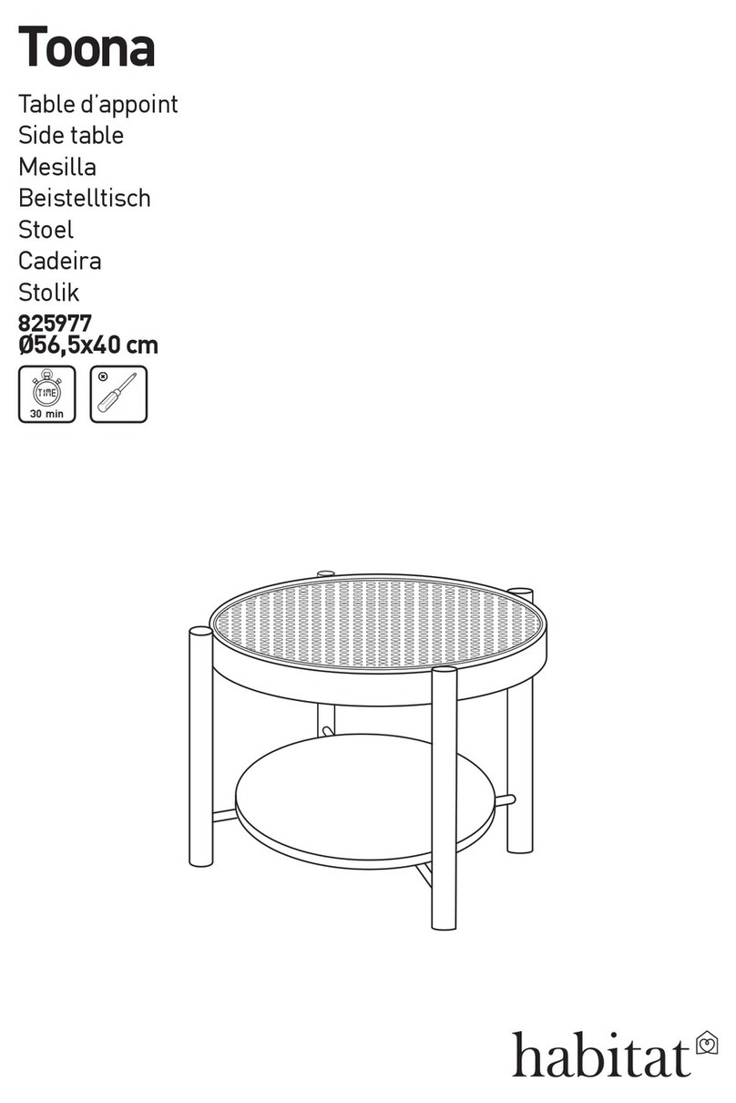 Habitat Toona 825977 User manual Habitat Toona 825977 User manual