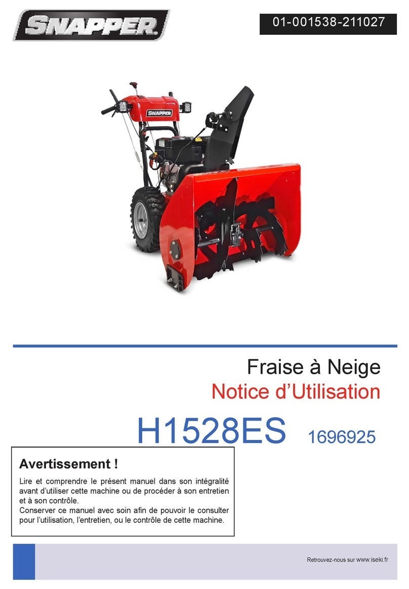 Snapper H1528ES User manual