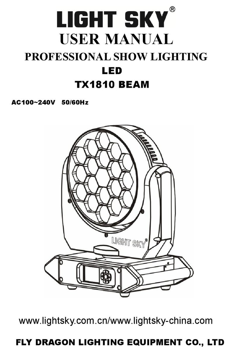 Light Sky TX1810 BEAM User manual