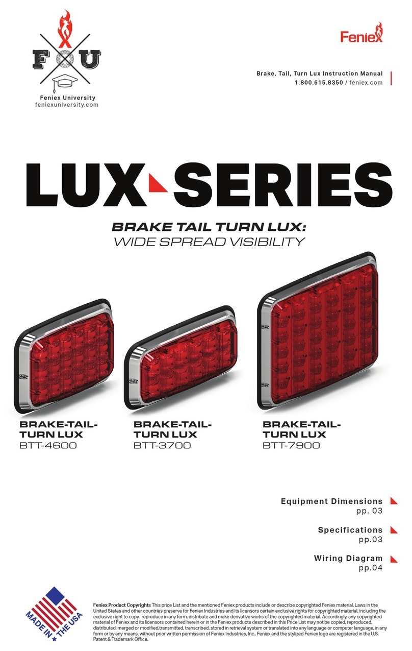 Feniex LUX Series manual