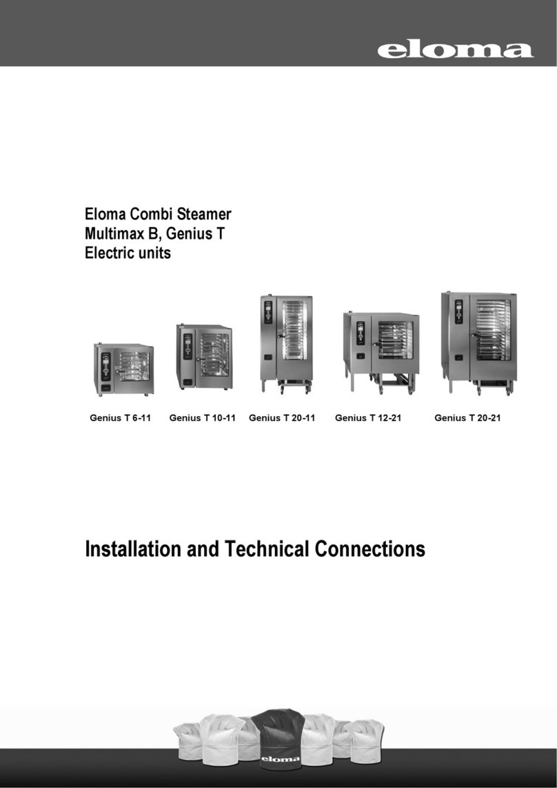 Eloma Genius T 6-11 Installation and Technical Connections