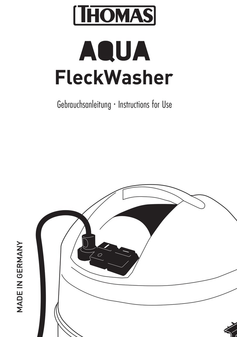 Thomas AQUA FleckWasher Instructions for use