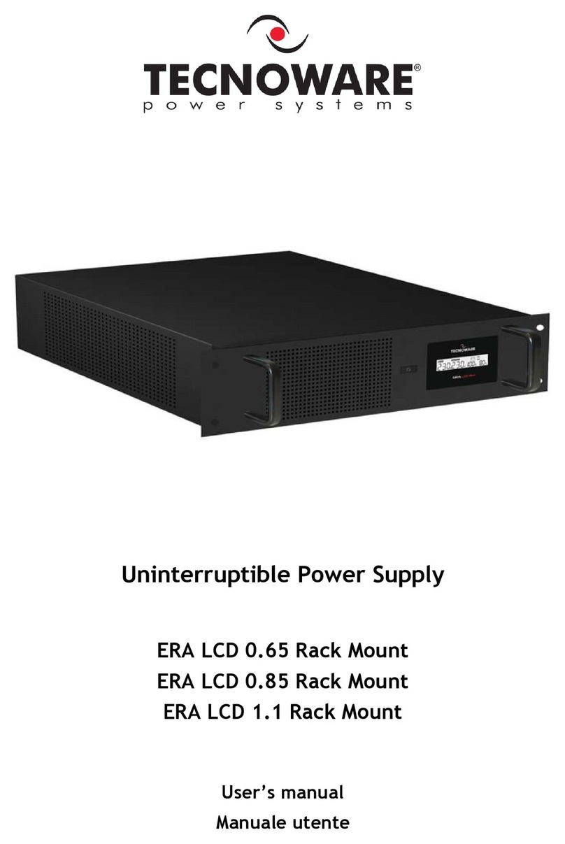 Tecnoware ERA LCD 0.65 user manual