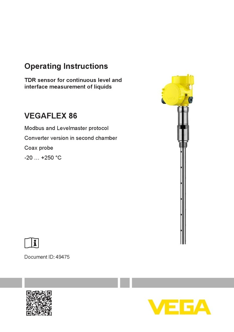 Vega VEGAFLEX 86 operating instructions