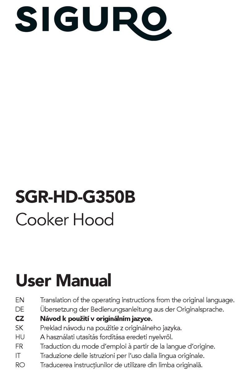 SIGURO SGR-HD-G350B Original user manual