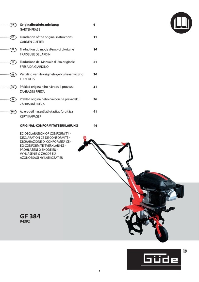GÜDE GF 384 Translation of the original instructions