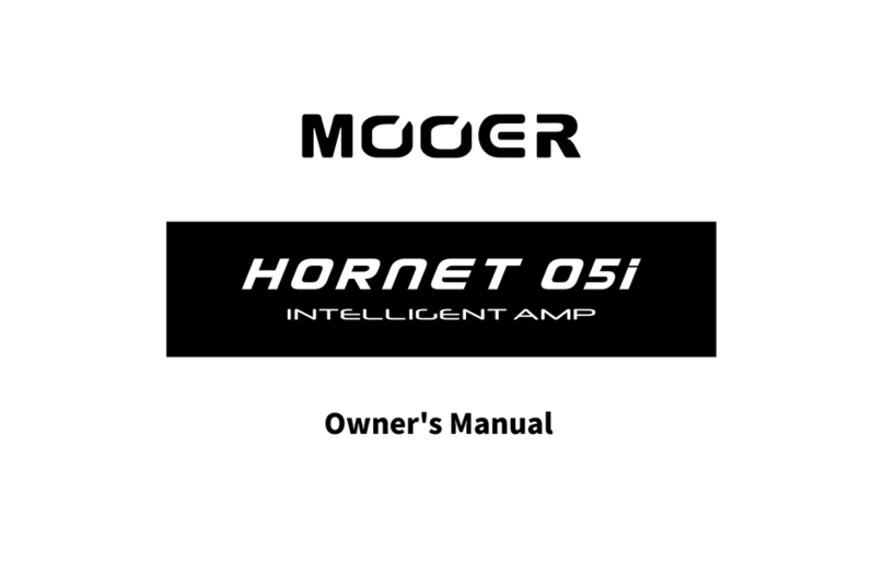 Mooer HORNET 05i owner's manual