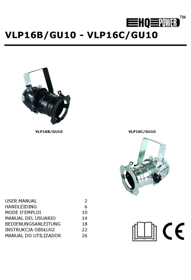 HQ Power VLP16C/GU10 User manual HQ Power VLP16C/GU10 User manual