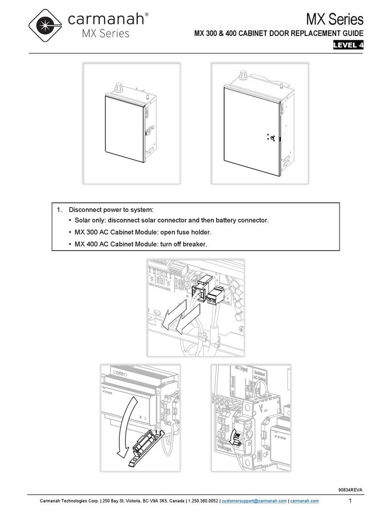 Carmanah MX Series Replacement guide