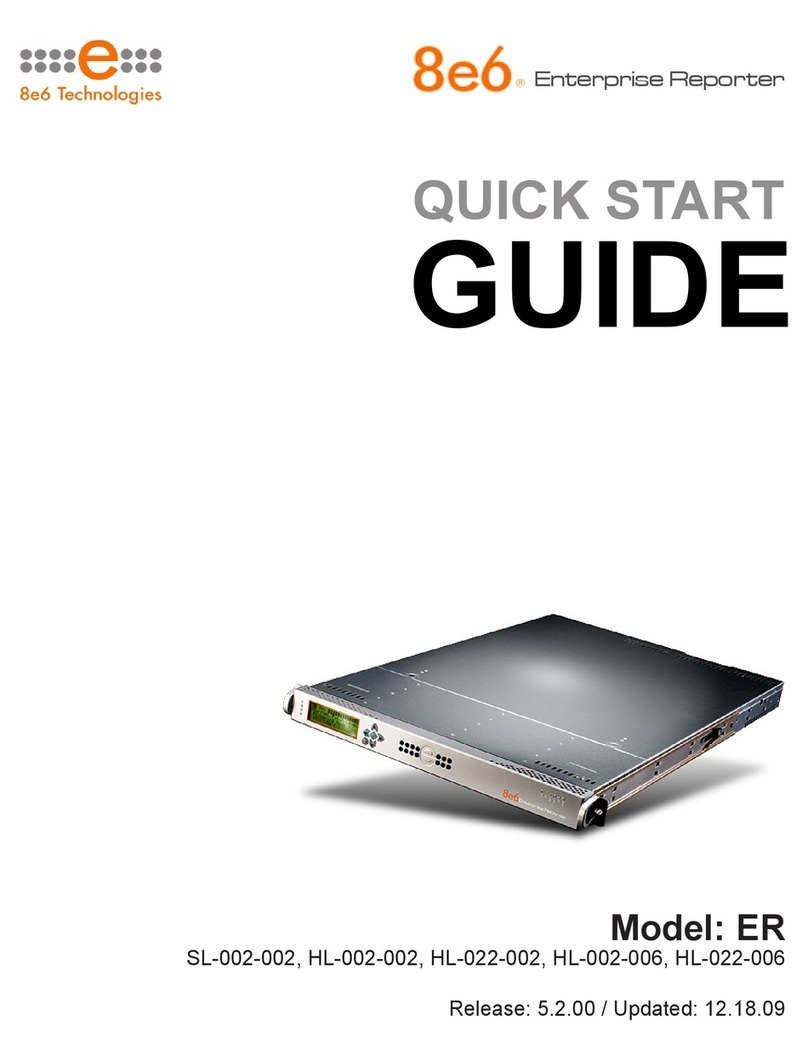 8e6 Technologies HL-002-006 User manual 8e6 Technologies HL-002-006 User manual