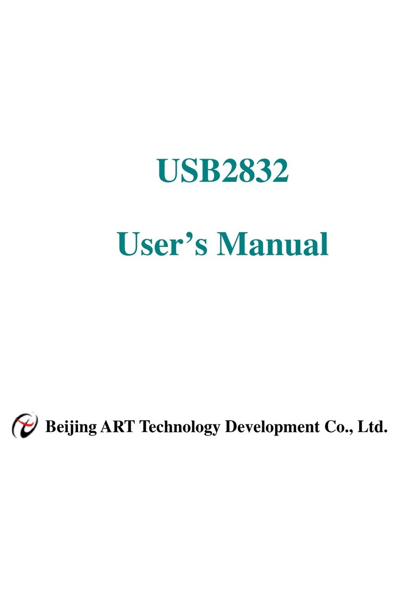 Beijing ART Tech USB2832 user manual