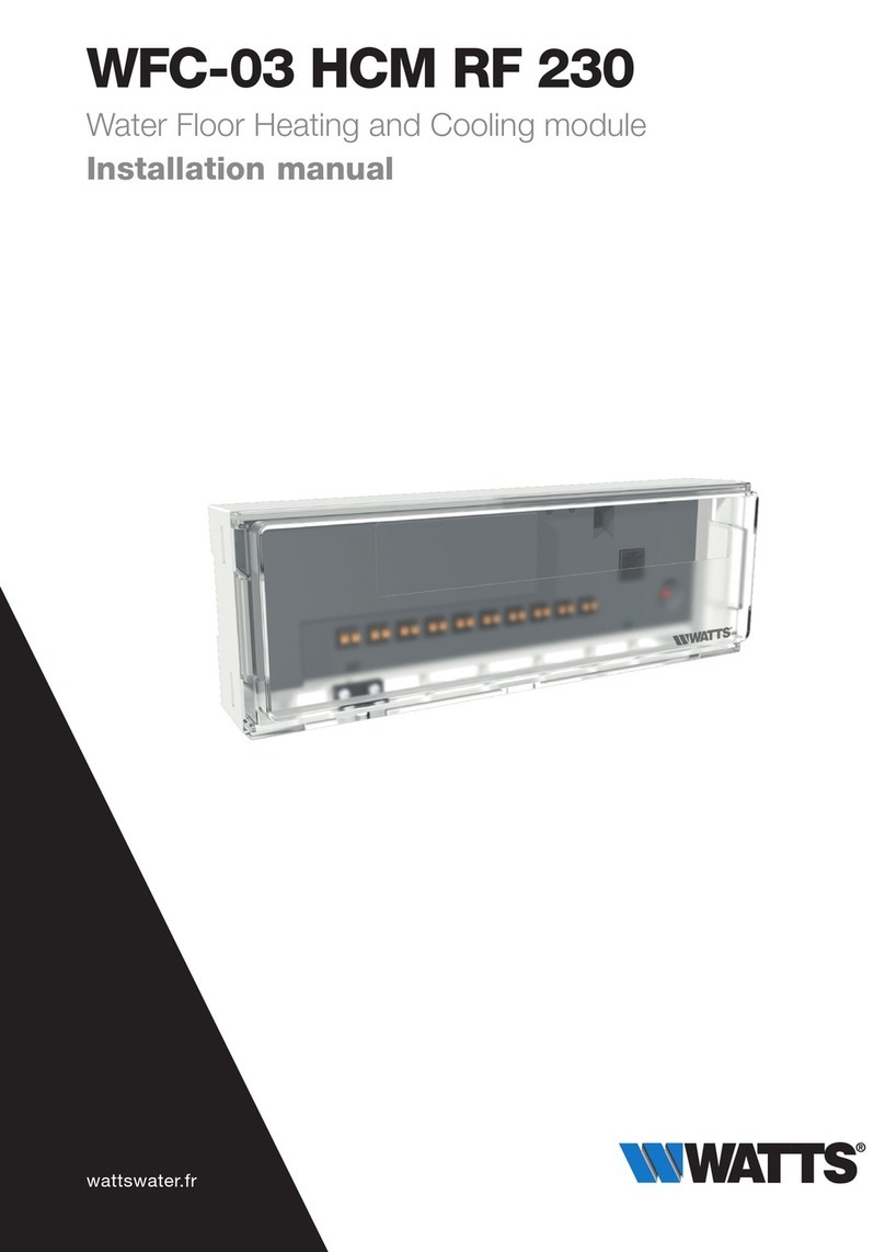 Watts WFC-03 HCM RF 230 User manual
