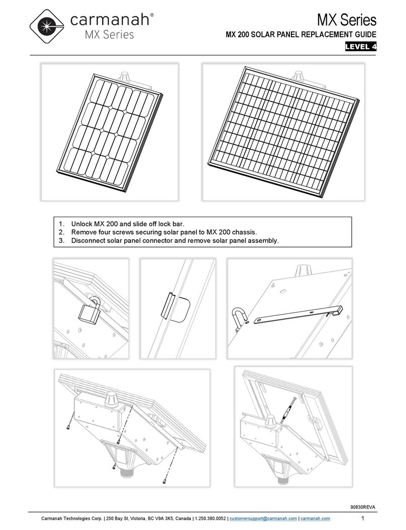 Carmanah MX Series Replacement guide Carmanah MX Series Replacement guide