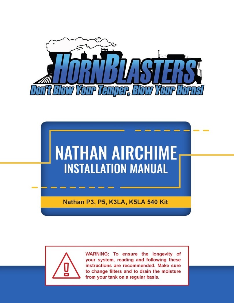 HornBlasters Nathan P3 installation manual