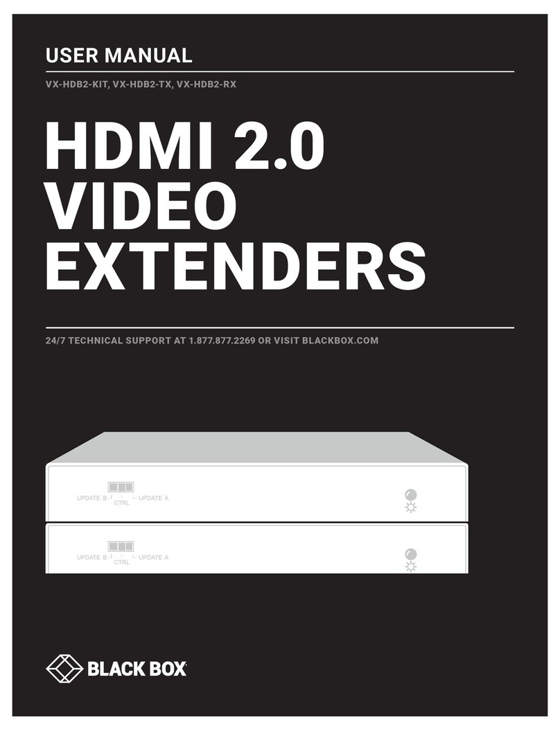 Black Box VX-HDB2-KIT User manual