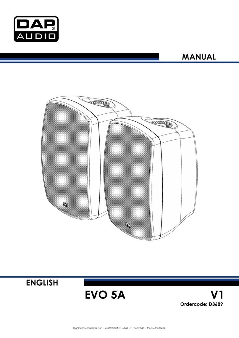 DAPAudio EVO 5A V1 User manual