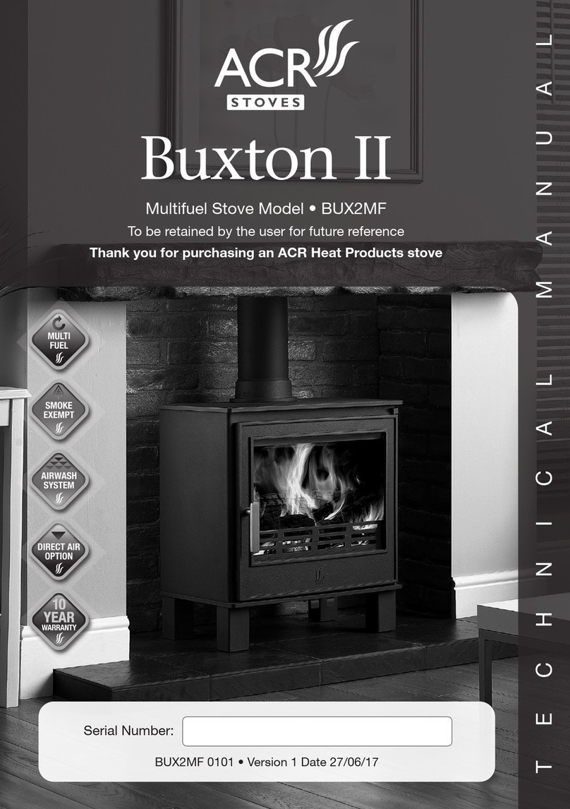 ACR STOVES Buxton II Technical manual
