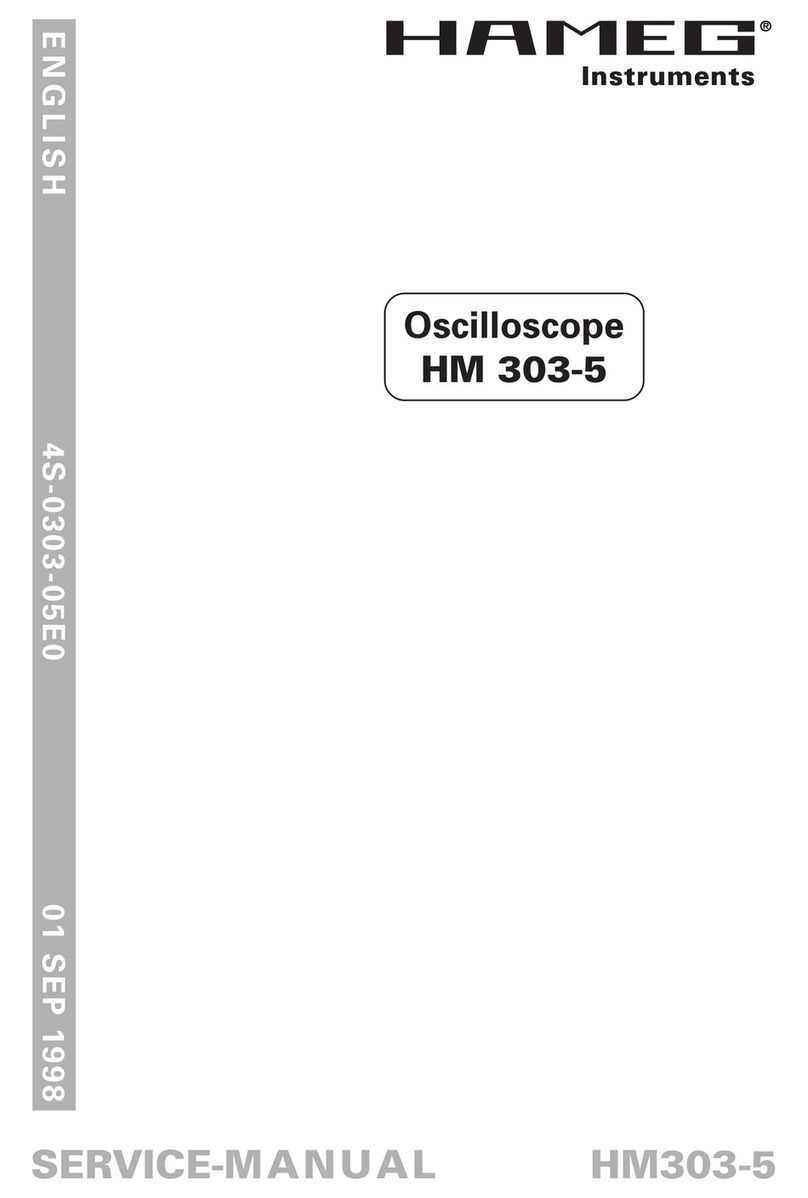 Hameg HM 303-5 Service manual