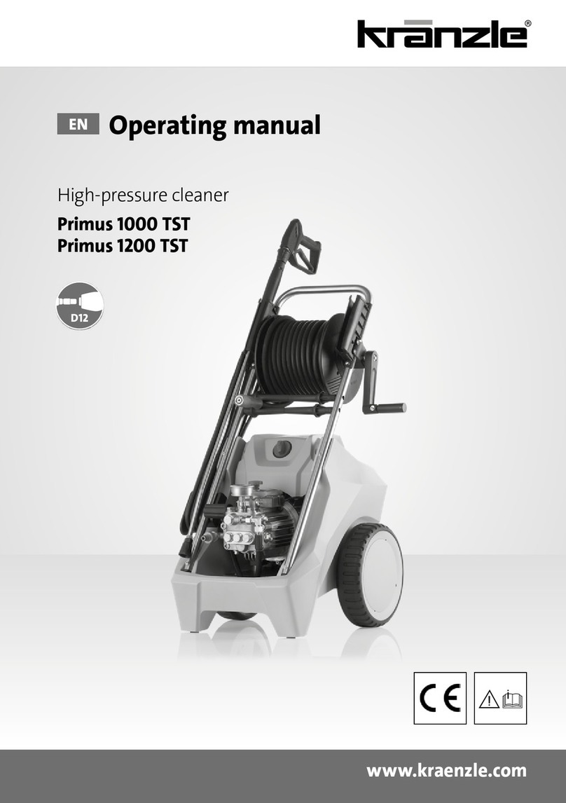 Kranzle Primus 1000 TST User manual Kranzle Primus 1000 TST User manual