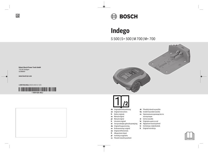Bosch Indego S+ 500 Original instructions