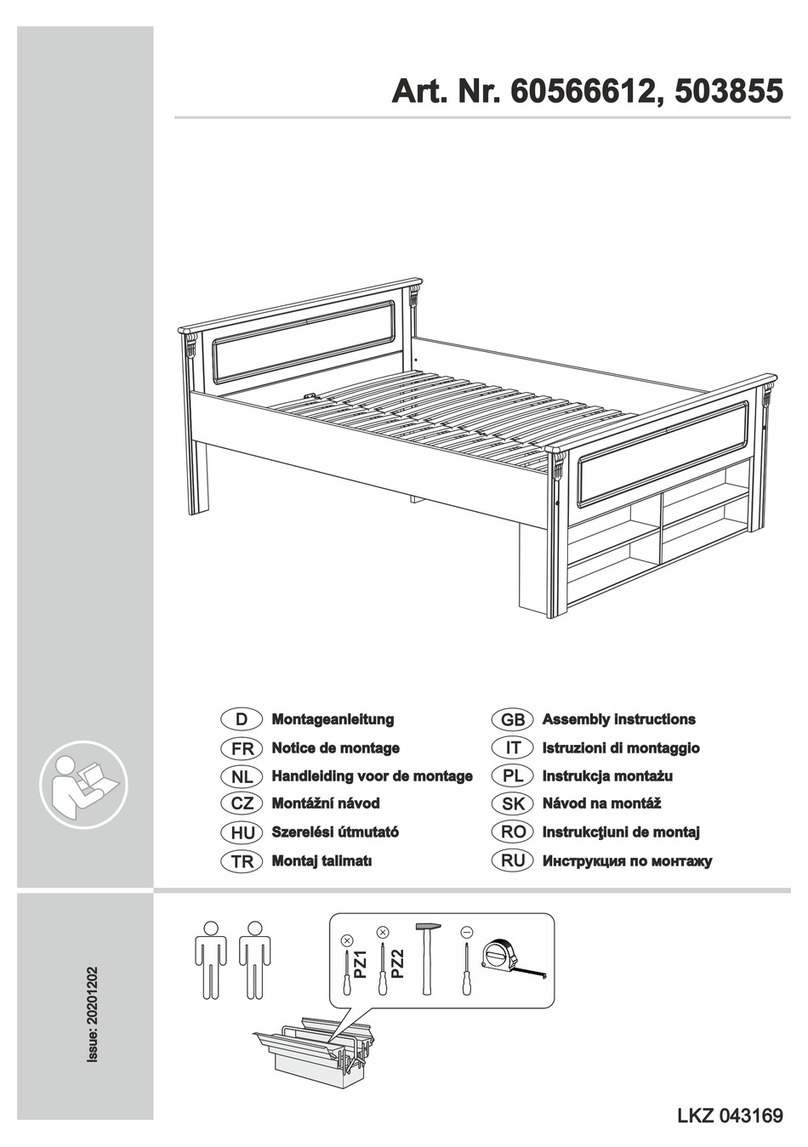 Home affaire Ascona 60566612 Assembly instructions Home affaire Ascona 60566612 Assembly instructions