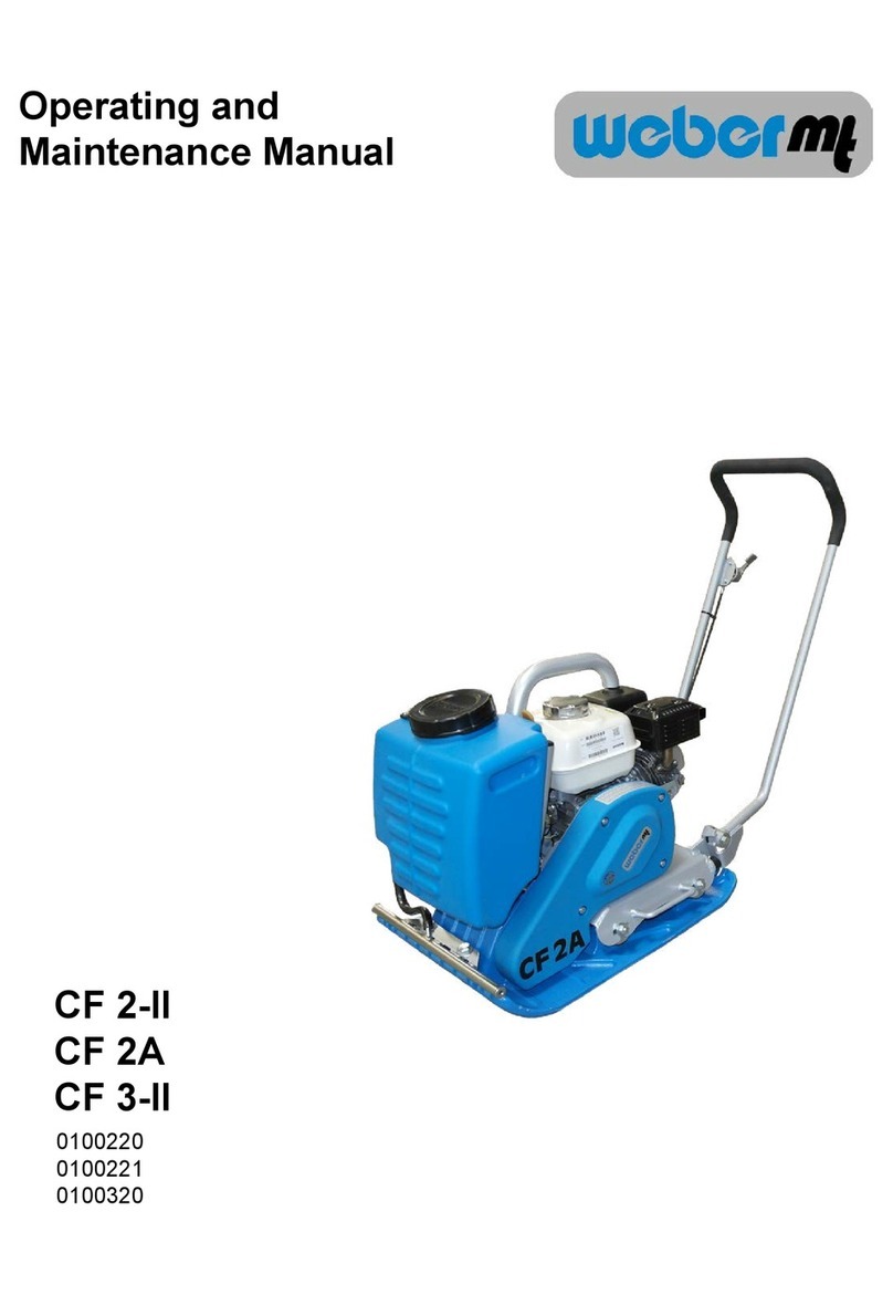 Weber mt CF 2-II Operating instructions