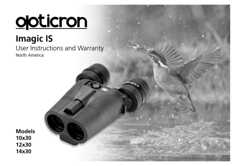 Opticron Imagic IS 14x30 User instructions and warranty