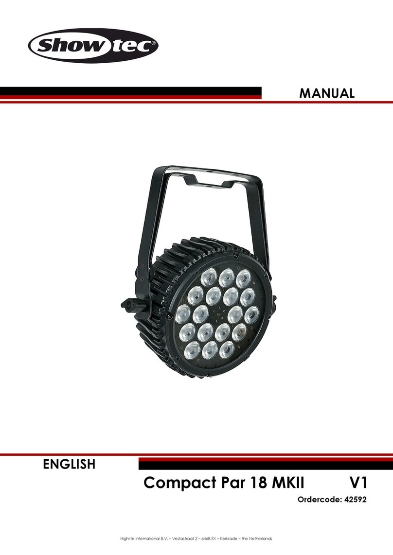 Show Tec Compact Par 18 MKII manual Show Tec Compact Par 18 MKII manual
