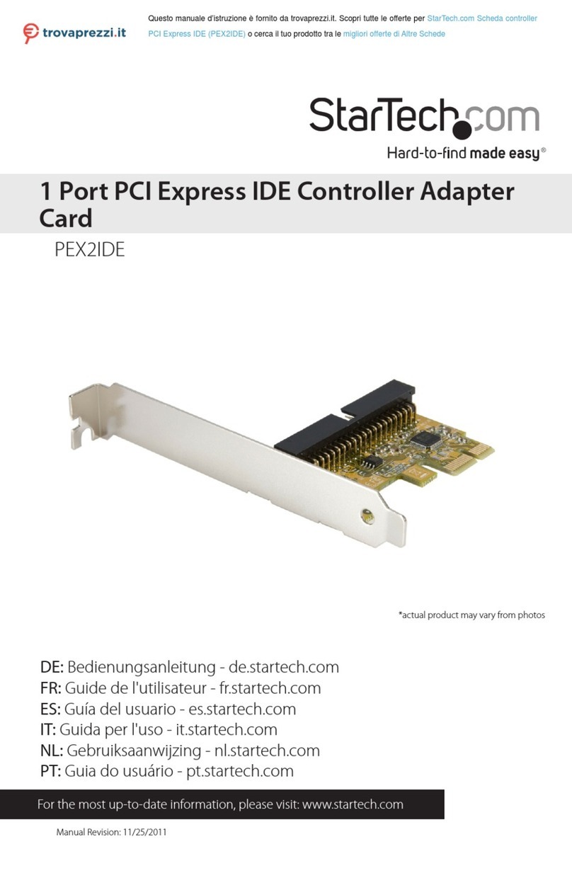 StarTech.com PEX2IDE manual
