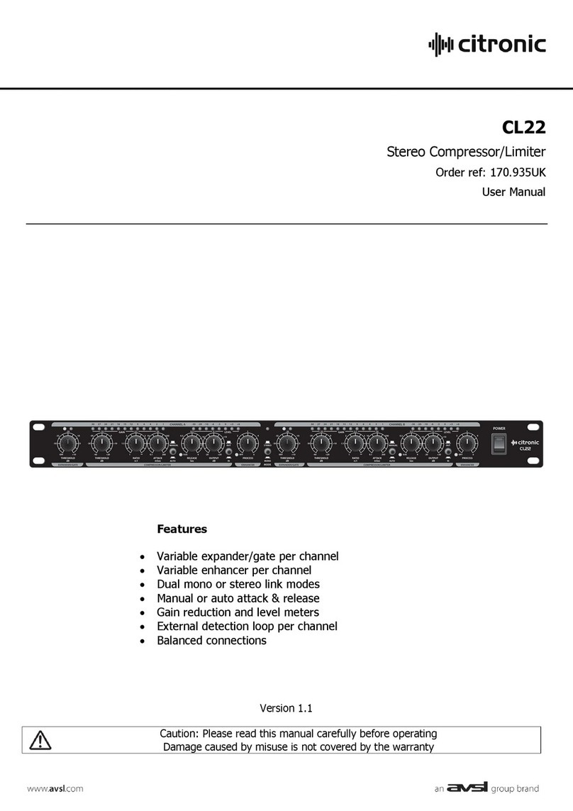 Citronic 170.935UK user manual
