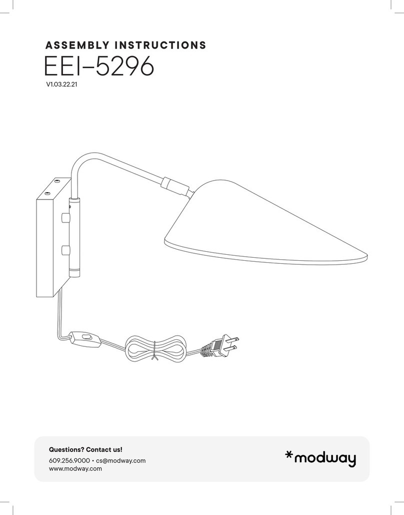 modway EEI-5296 Assembly instructions