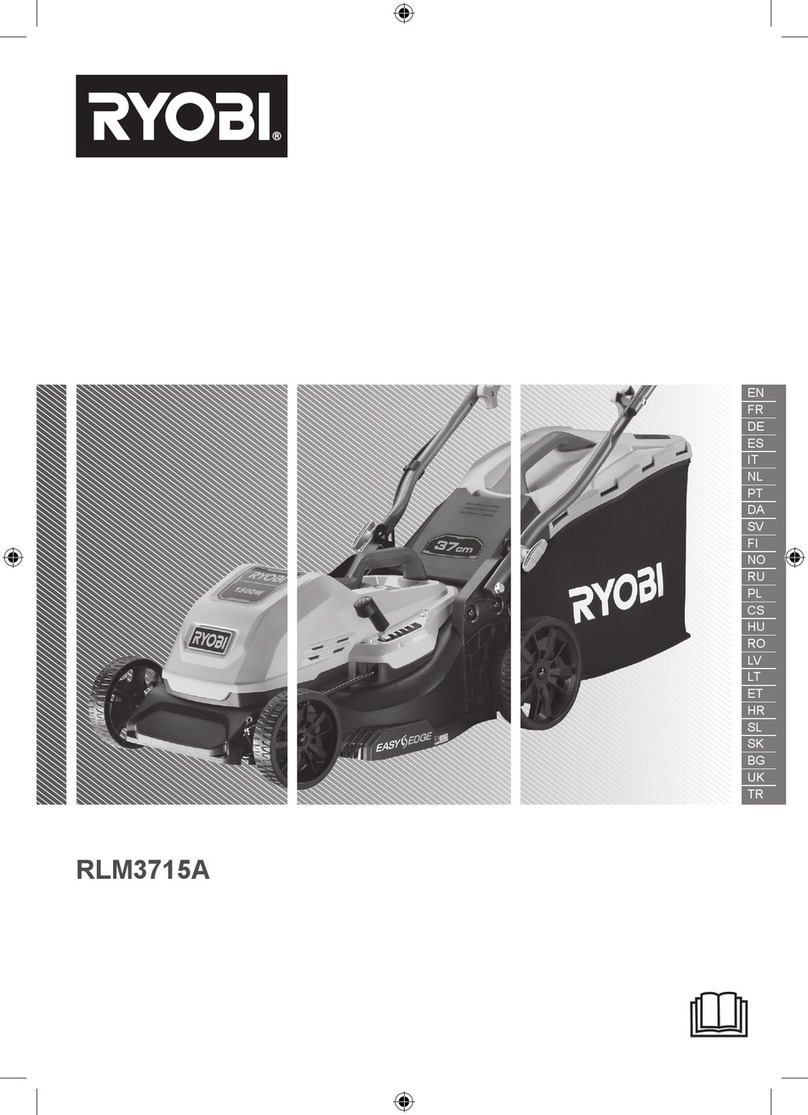 Ryobi RLM3715A User manual
