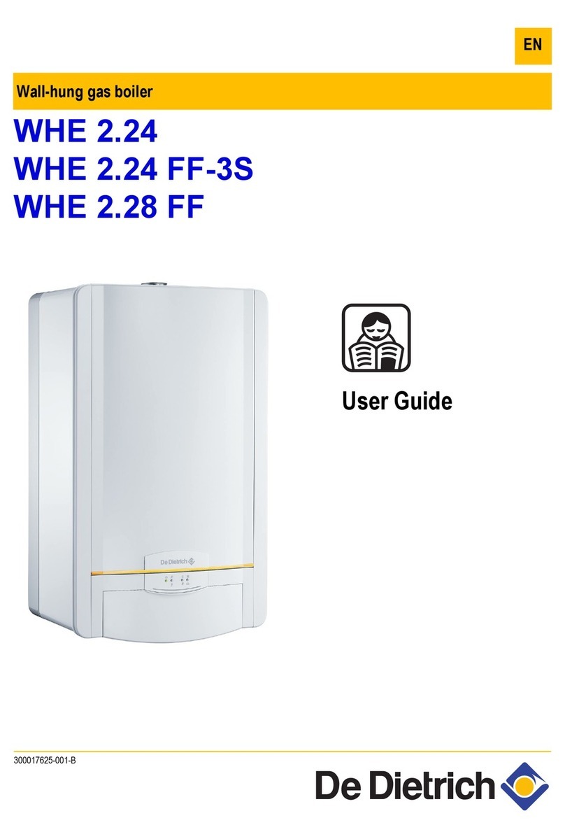 DeDietrich WHE 2.24 FF-3S user guide DeDietrich WHE 2.24 FF-3S user guide