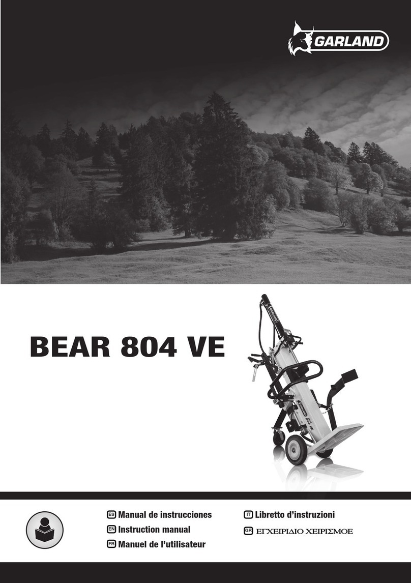 Garland BEAR 804 VE-V20 instruction manual