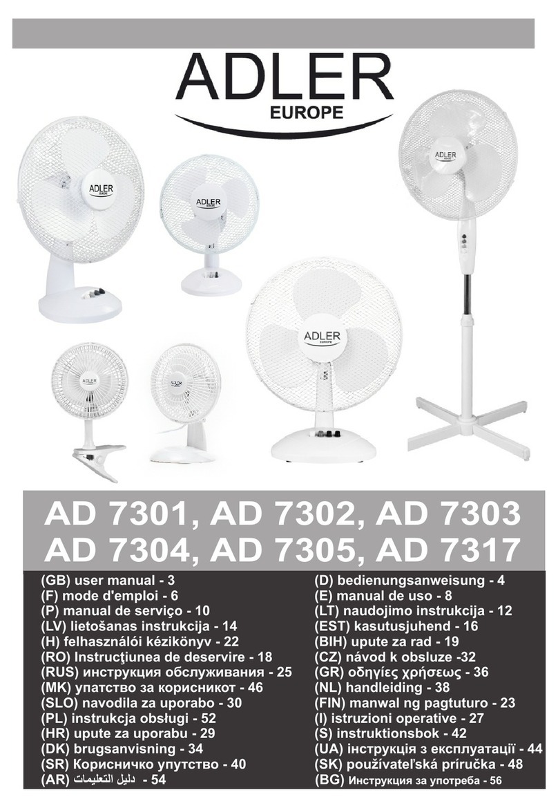 Adler AD 7302 User manual