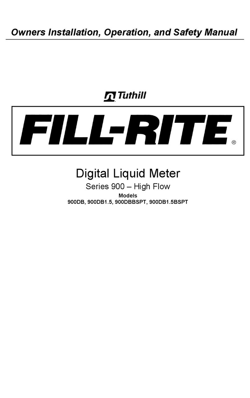 Tuthill FILL-RITE 900DB Use and care manual Tuthill FILL-RITE 900DB Use and care manual