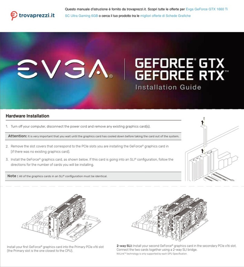 EVGA GEFORCE GTX Installation