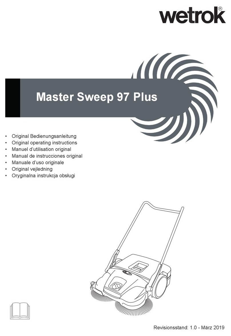 Wetrok Master Sweep 97 Plus Original operating instructions