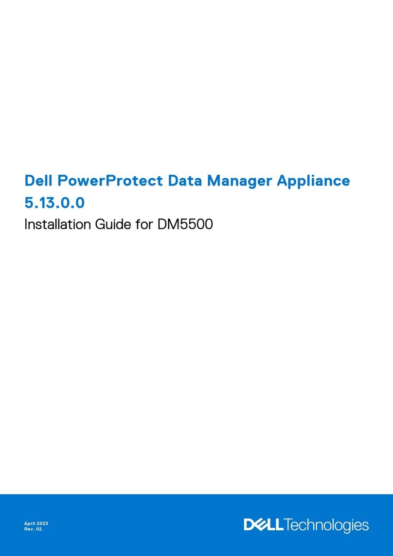 Dell PowerProtect Data Manager Appliance 5.13.0.0 User manual
