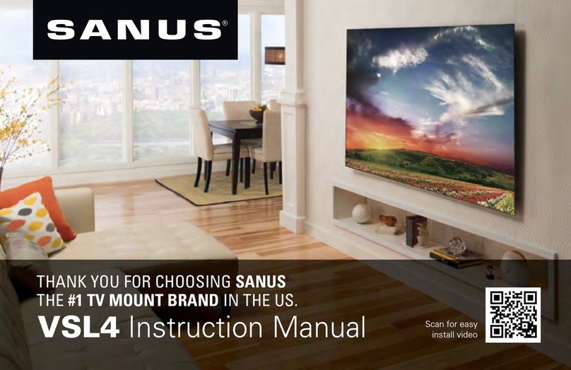 Sanus VSL4 User manual Sanus VSL4 User manual